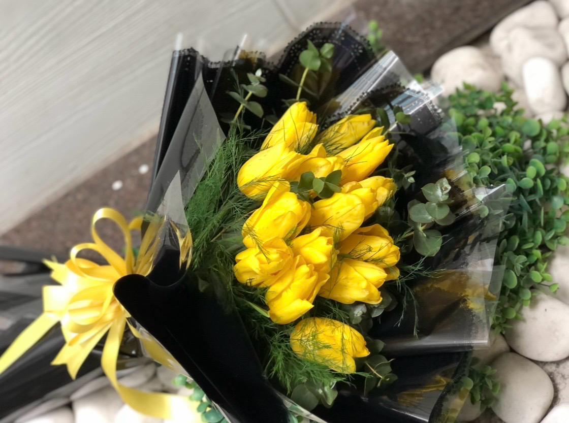 15'li Sarı Lale Buketi