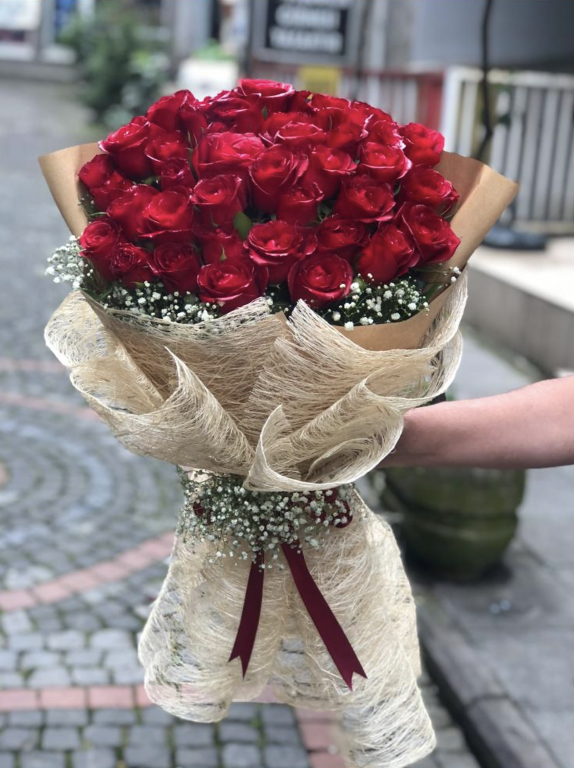 35'li Kırmızı Gül Buketi