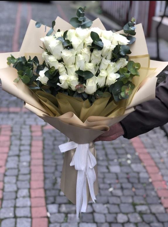 Beyaz Gül Buketi